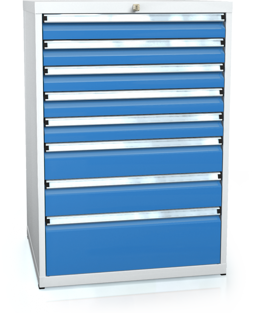 Drawer cabinet 1018 x 710 x 600 - 8x drawers